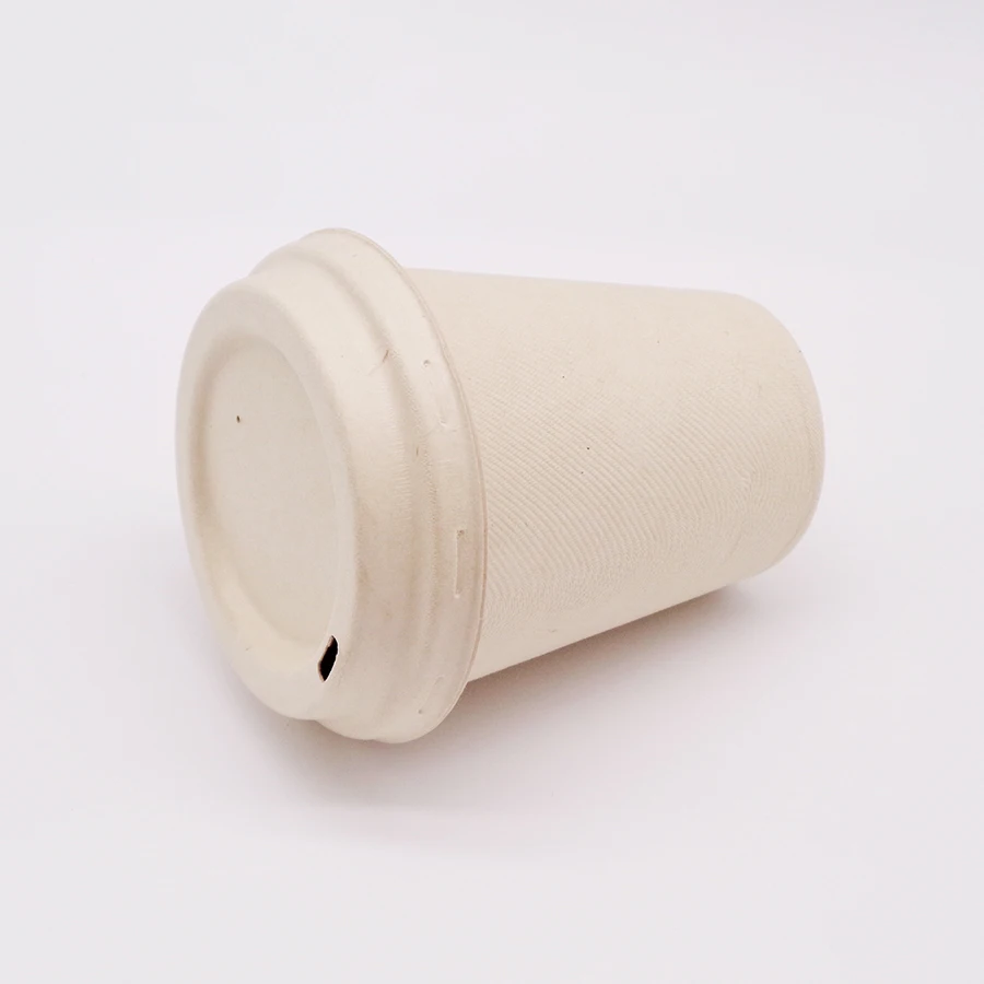 

Eco Paper Ice Cream Cup Compostable Paper Cup Custom Print Disposable Bagasse Pulp Drinkware Sugarcane Coffee Cup