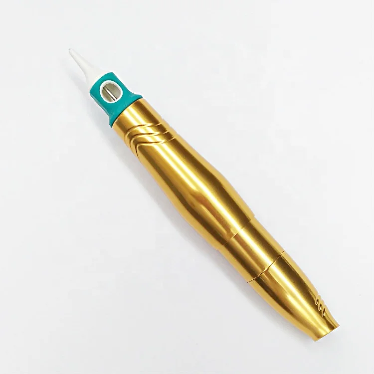 

Permanent Makeup Pen Machines RCA Interface Makeup Pen Gun Coreless Motor Tattoo Pen Machine for for Lip Eyebrow, Black / silver / gold / red