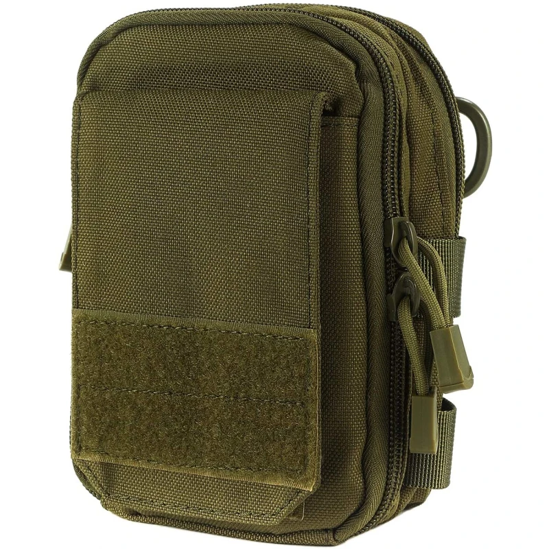 

Multipurpose Tactical Nylon Molle Utility IFAK Pouch Waist Bag Holster Combo Detachable Strap, Black,black multicam, ocp, od green, gray, tan