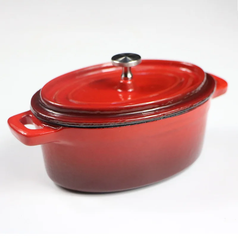 

12 cm cooking Nonstick Pot And Pan Home Kitchen Enamel Cast Iron Cookware