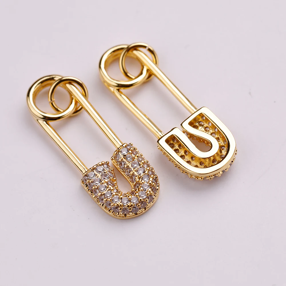 

Pin-shaped copper zirconium micro pendant 8.5*23mm pendant