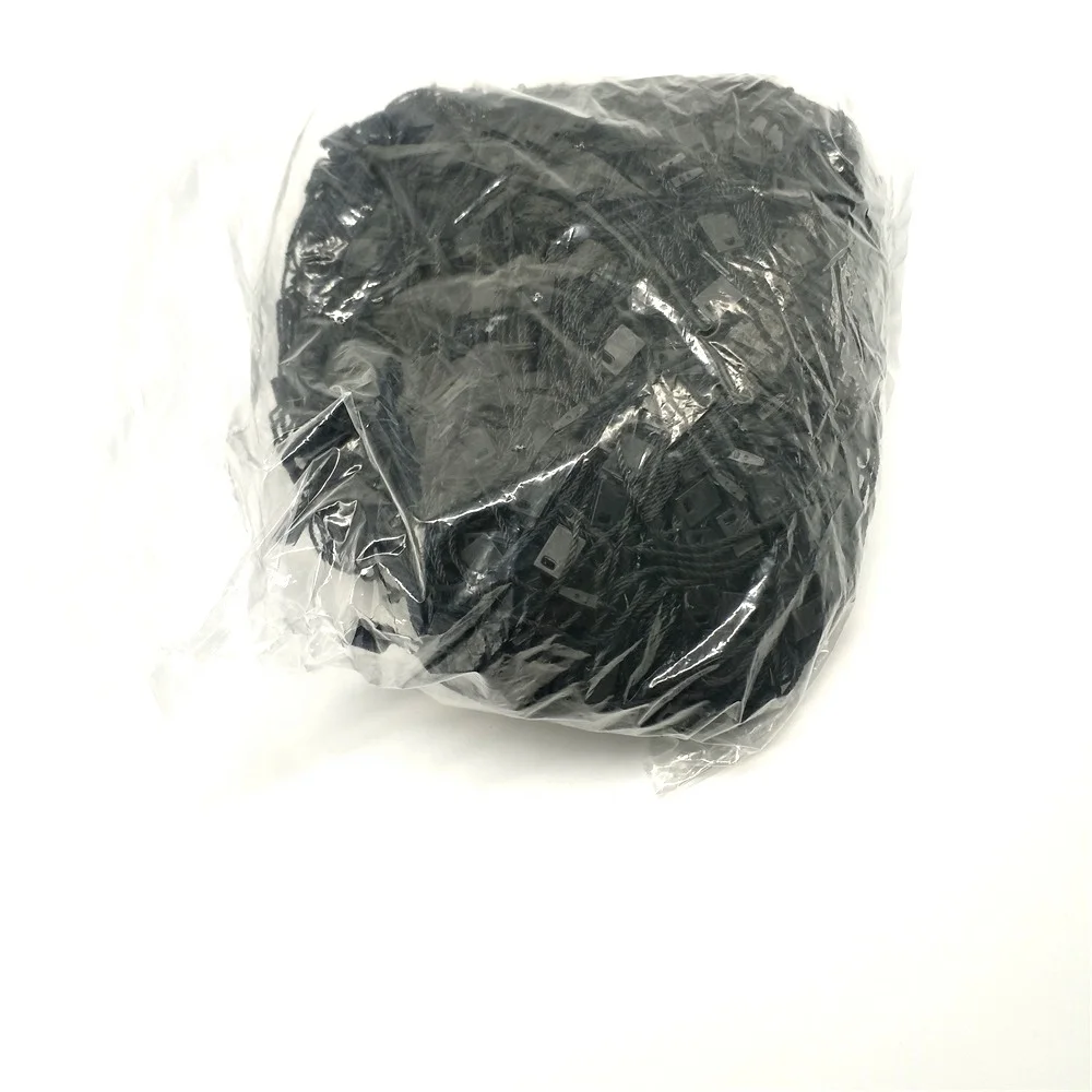 

black clothing Polyester seal cords for swing tags rope Hang tag square strings, Custom color