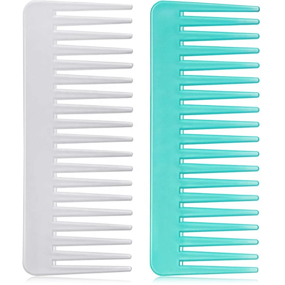 

Widetoothshowerhaircomb Wide Tooth Detangle Comb Wholesale Turquoise Combs For Hair Detangling Custom Logo Teeth Custom Eco