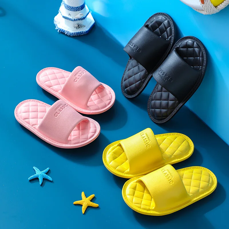 

Original Factory Cheap Summer Kids Slides Footwear Soft EVA Kids Home Slippers for Kids Boys and Girls, Black pink yellow orange royalblue