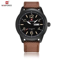 

Men Quartz Watch NAVIFORCE Brand 9101 Fashion Sport Calender Watches Nylon Strap Wristwatch 2019 Gift Watch 30M Waterproof
