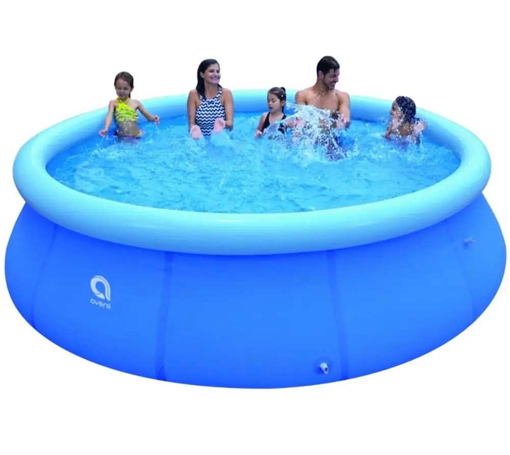 

Jilong Avenli 17794 Prompt Set Pool Marin Blue large swimming pool above ground, As picture