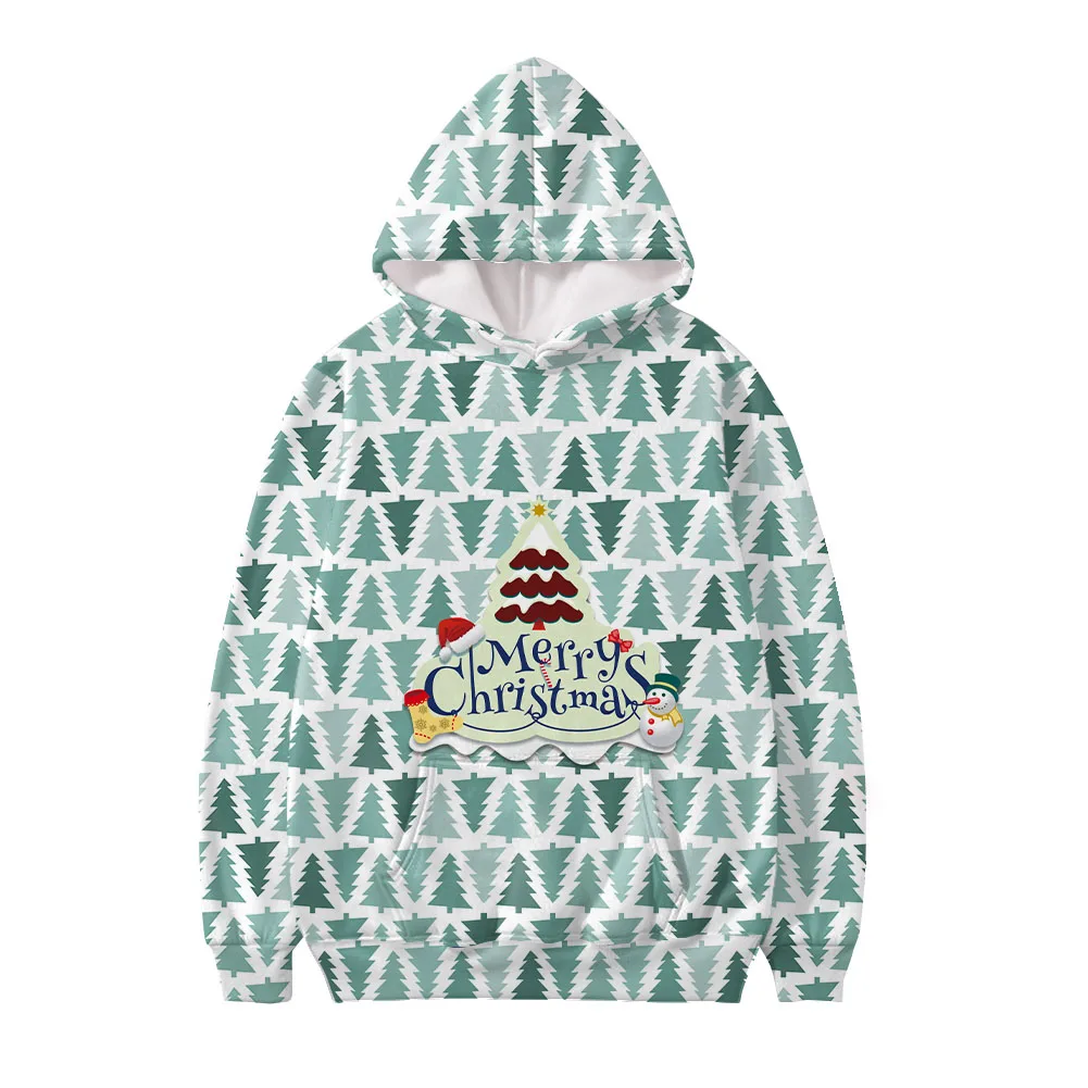 

High Quality Custom Logo Christmas Winter Hoodies Merry Christmas Hoodie, Red
