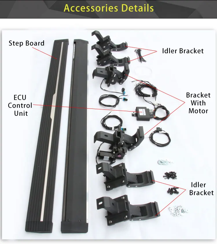 Waterproof Car Parts Electric Side Step Power Running Board For