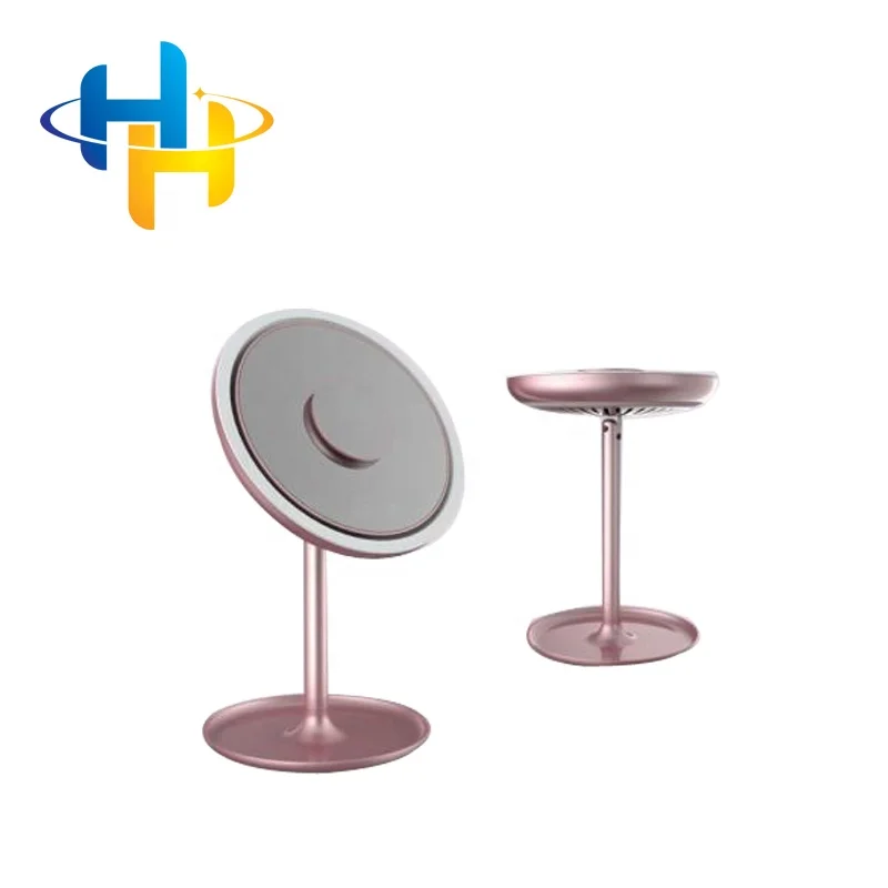 Good quality Advanced Adjustable Dressing Table Makeup mirror light with Built-in Fan 1X 5X 7X Magnifying Vanity Mirror