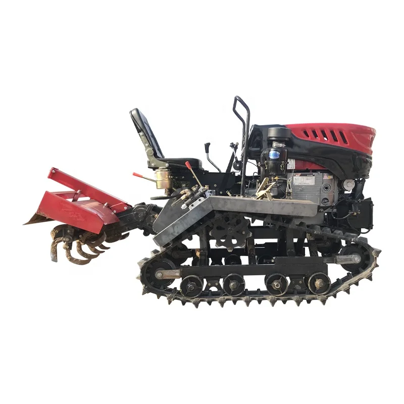 

China Factory Direct 25HP 35HP 50HP Crawler Farming Mini Small Agriculture Tractor Price For Dry Land with Plow Cultivators