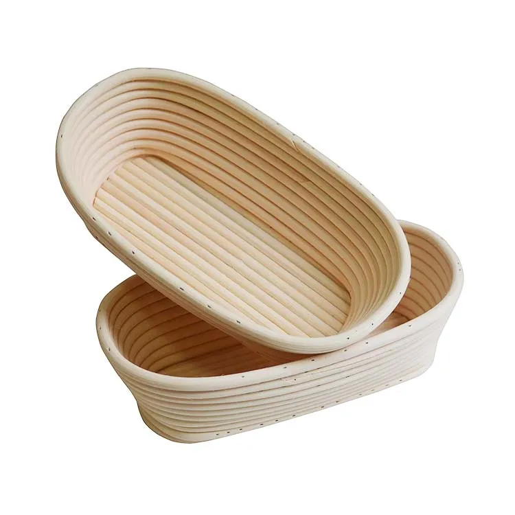 

Food safety rattan Bread Banneton Proofing Basket set