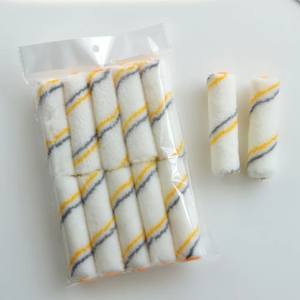 
high quality acrylic fibre 4 inch paint roller refill Factory paint tools 