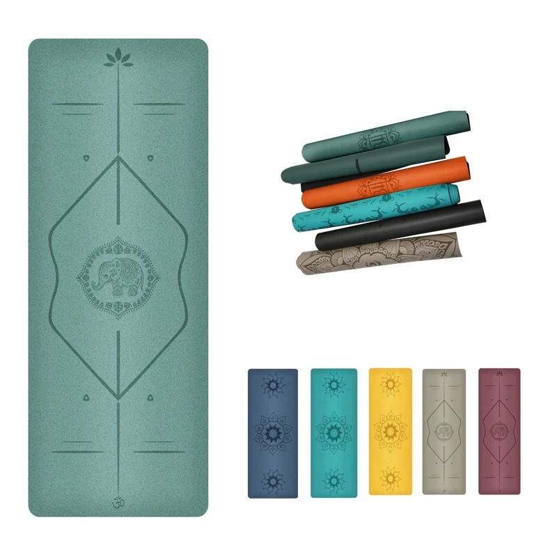 

Non Slip Custom Logo Natural Rubber frosted PU yoga mat