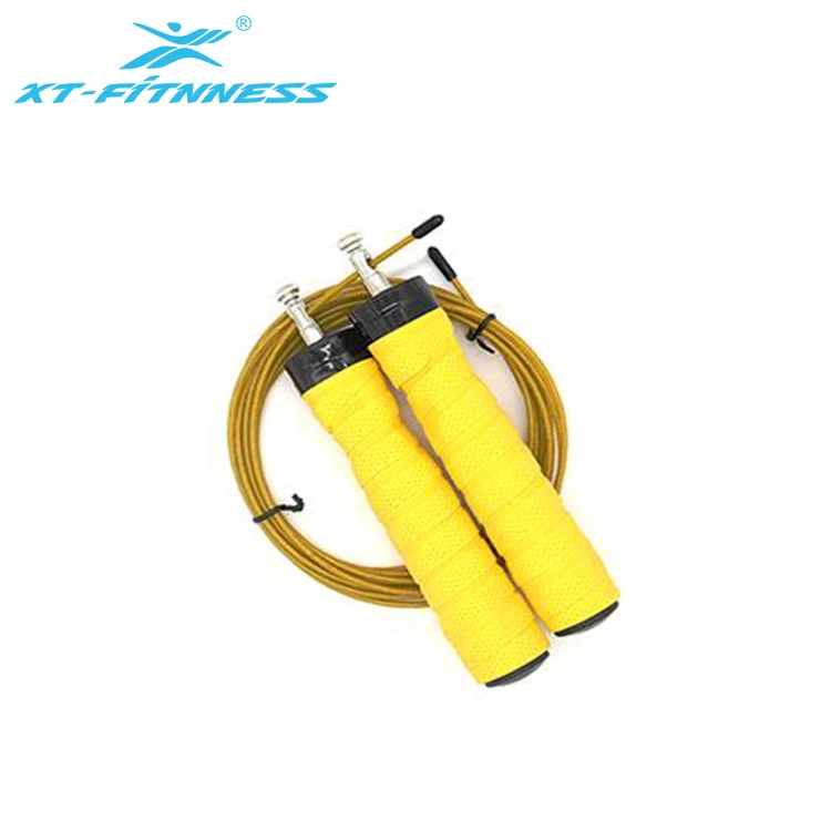 Professional Adjustable Steel Cable Pink Speed Strong Skipping Weighted