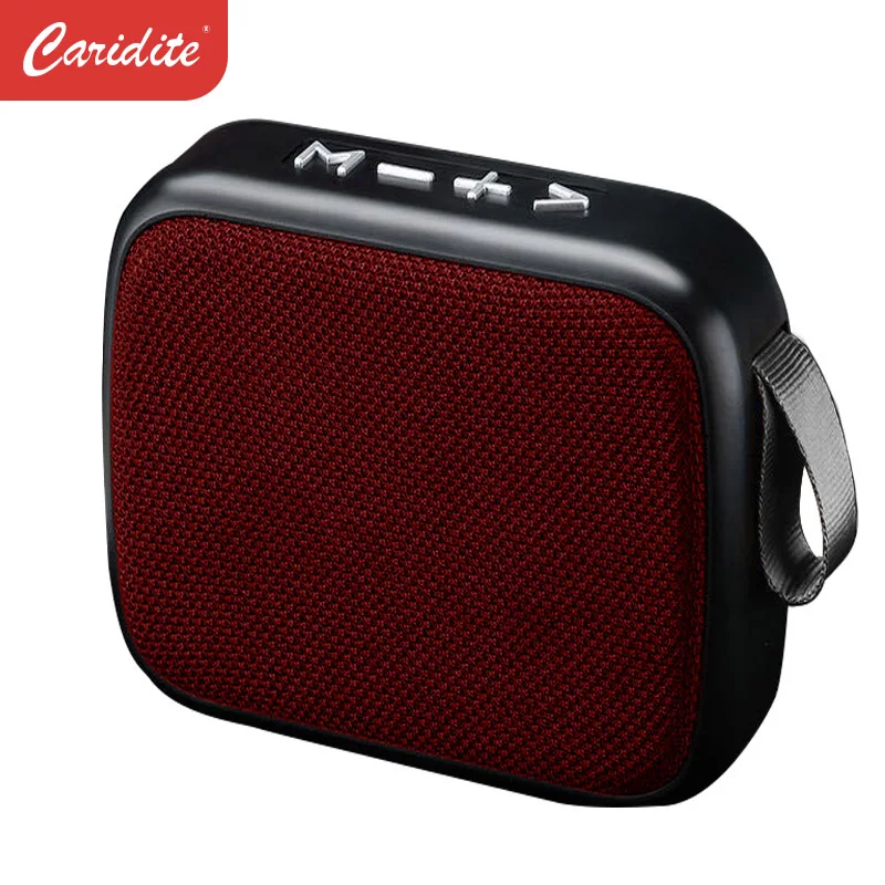 

Caridite BT Wireless Speaker Box Hifi For Mobile Phone Wireless Waterproof 2020 Amazon Top Seller Mini Speaker Drop Shipping, Black red blue camouflage