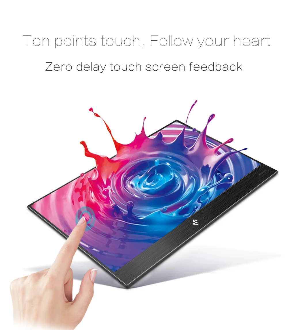 15.6 Inch Touch Screen Portable Monitor Ultra Thin Ips Fhd For Phone