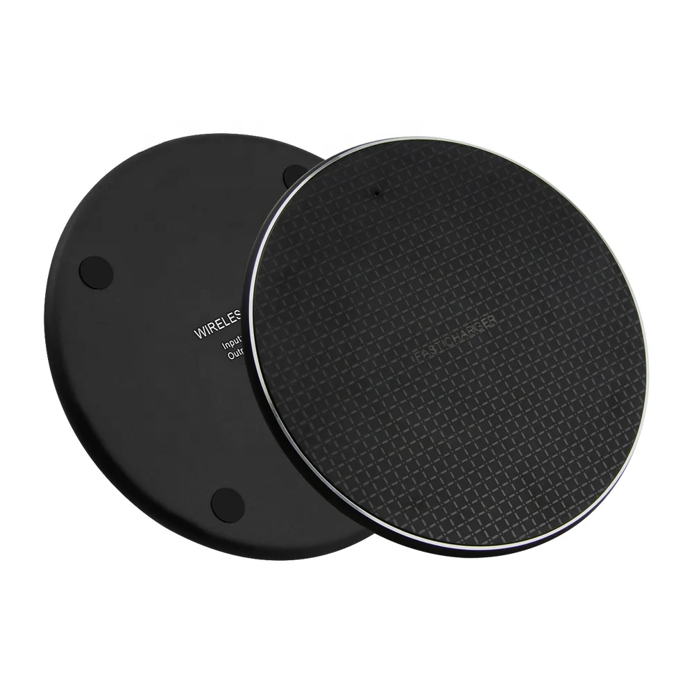 
Cheapest Promotion Gift QI 10W Output Fast Charging Mobile Phone Wireless Charger for iPhone Huawei Samsung 