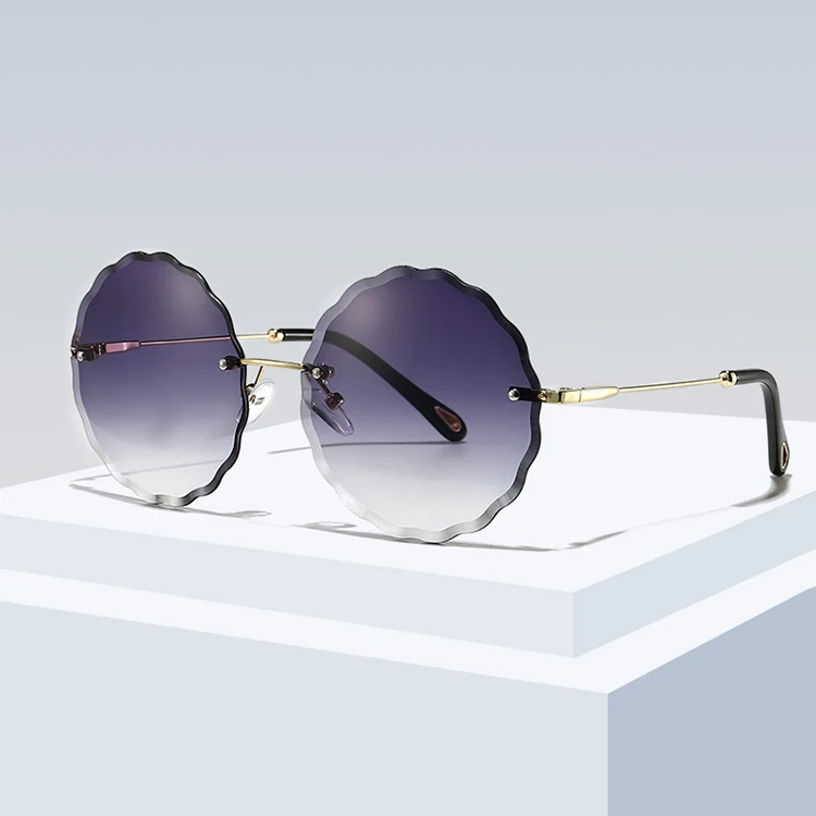 

Uv protection Unique shape lens fashion sunglasses for women men, 6 colors