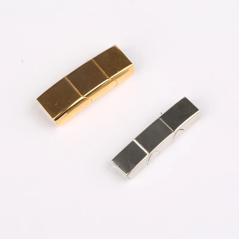 

XuQian Wholesale Gold Plated Triple Clasp for Rubber Bracelet Jewelry Making