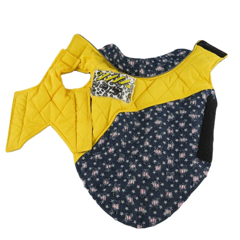 

Outdoor Warm Autumn/Winter Clothes Star Pattern Printed Pet Vest, Picture