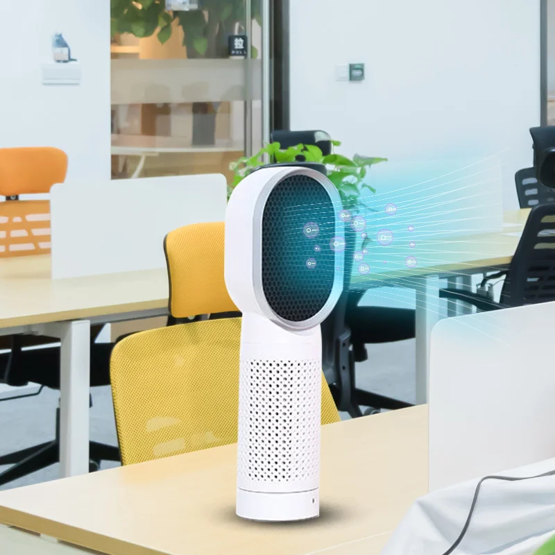 
True HEPA Air Purifier Filter Ionizer Ion Filter Odor Smoke Dust Air Cleaner for Smokers Allergies Eliminator 