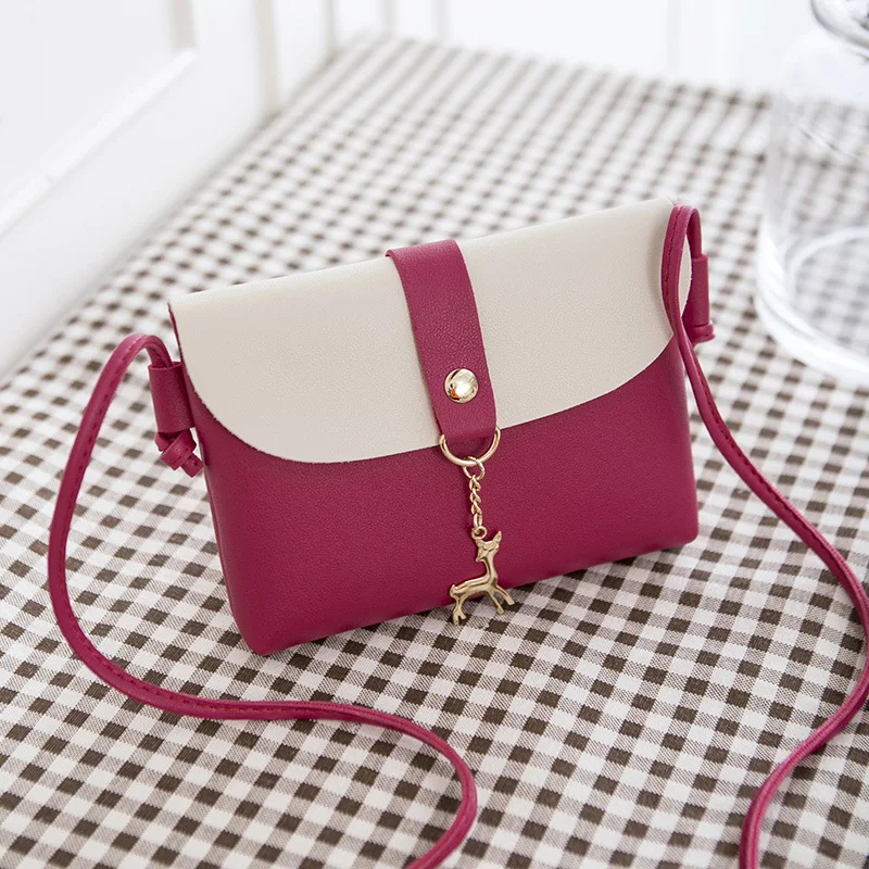 

Fashion Tassel Women Crossbody Bag PU Leather Small Flap Messenger Bags Luxury Ladies Sling Mobile Phone Wallet Handbags, Black,red,gray,pink,wine red