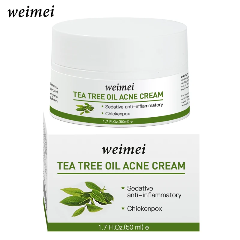 

WeiMei Natural Acne Treatment Tea Tree Oil Cream,Skin Face Moisturizing Wrinkle Scars and Acne Marks Remove Cream