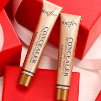 

MACFEE little gold tube foundation face concealer liquid face corrector cover spots conceal dark circle modify skin color