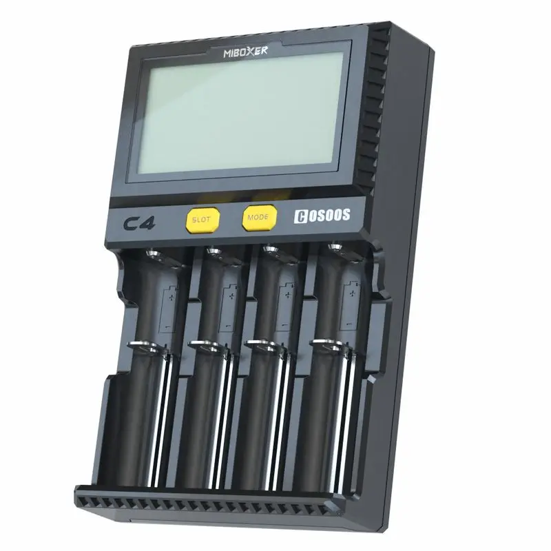 

2020 New Portable Fast Battery Charger 4 Slot Cylindrical Battery Charger