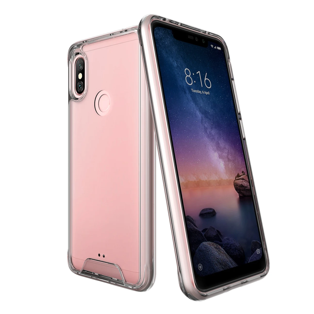 

TPU Phone case for Redmi note 6 pro clear phones Shockproof back cover for Red mi Note6 pro