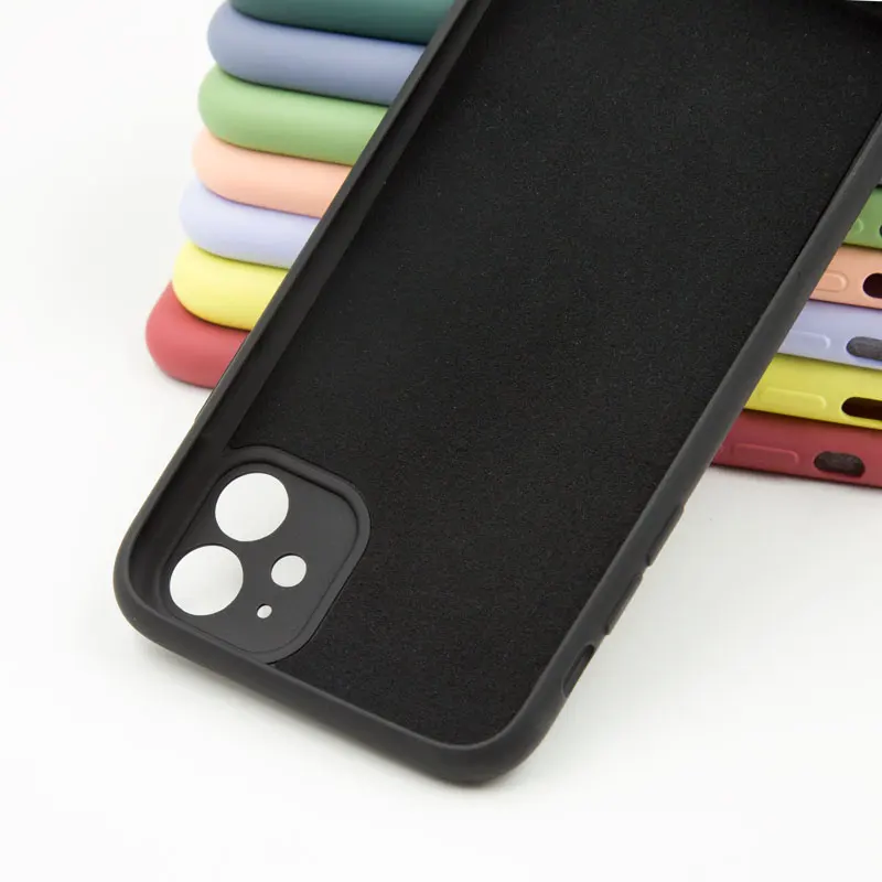 

Custom logo for iphone 11 case liquid silicone candy colorful phone cover for iPhone 11 pro max for iPhone x xs max xr 7 8 6