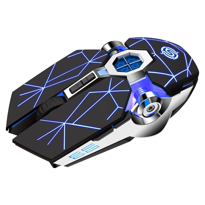 

Programming Competitive Latest Glowing Gaming rgb Mouse 2.4Ghz Rechargeable wireless mouse