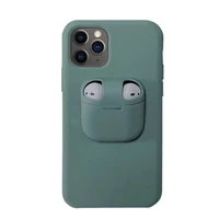 

2019 New Design 2 in 1 phone case with earphone case for iphone 11 for Airpods for iphone 11 Pro Max protective case
