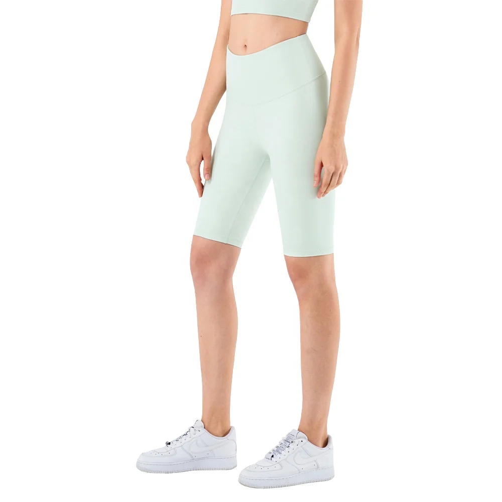 

2022 new sports shorts women's breathable anti-curling outdoor running tight hip lift fitness five-point pants, Multi color