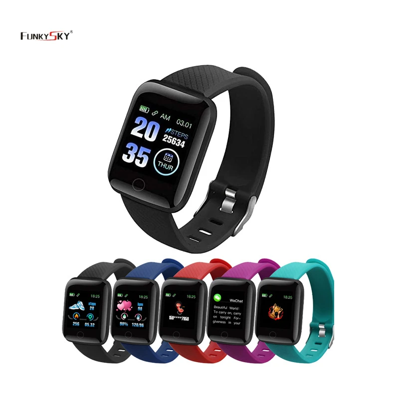 

116plus Smart Bracelet Relogio Inteligente rubber bracelet silicone Smart Bracelet 116+ Watch Fitness Smartband M6