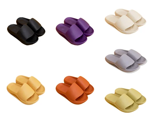 

drop shipping plus Size 35-46 unisex solid color anti slip slide slipper men and women