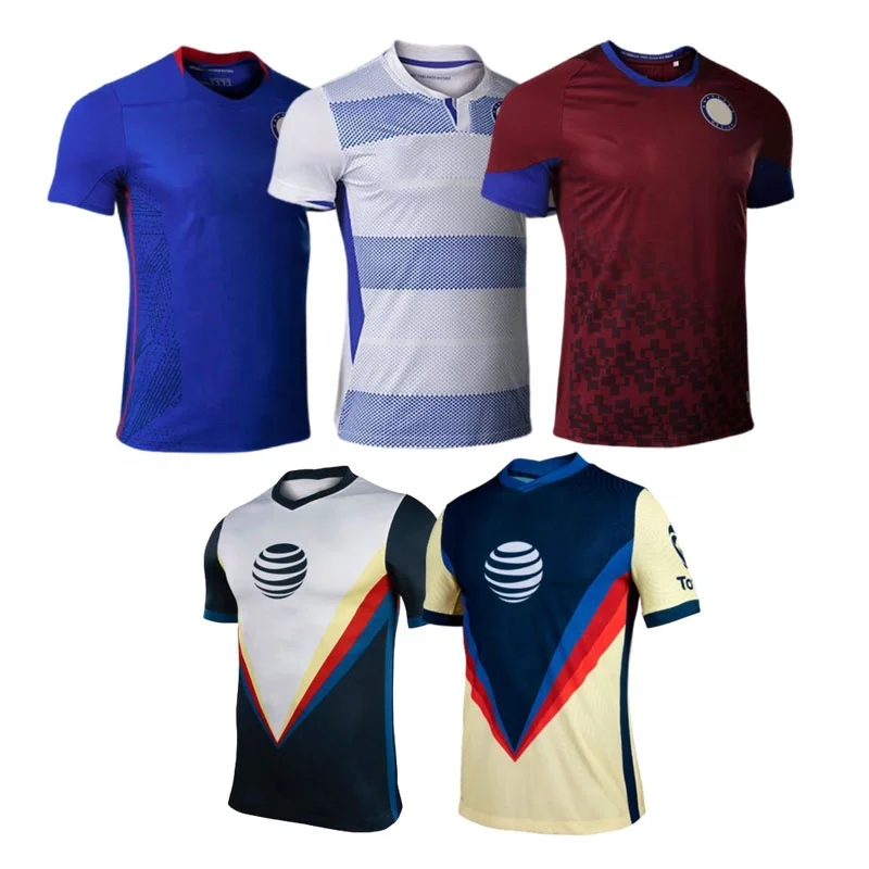 
2020 21 Factory Football Shirt Soccer Jersey de Cruz Azul For Mexico 