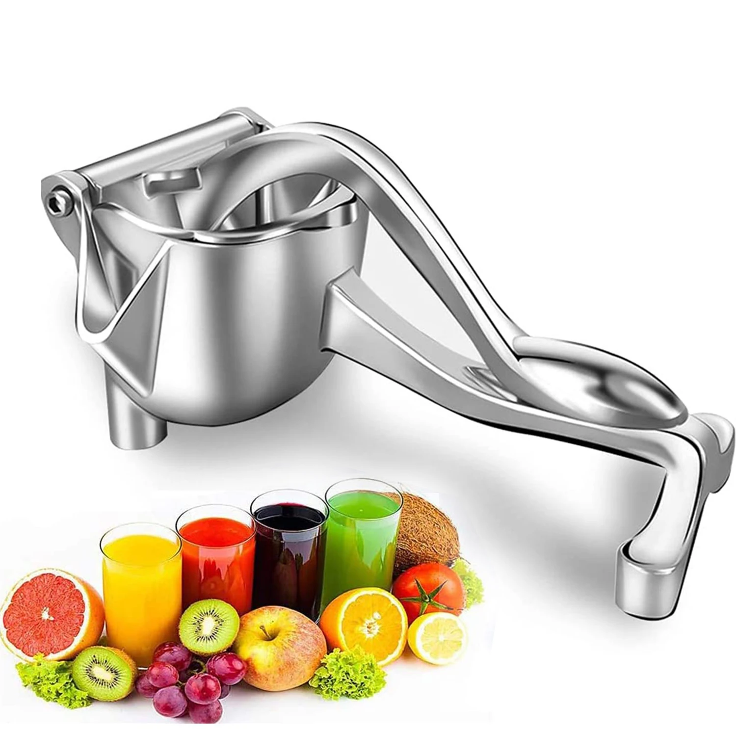 

Manual Juicer & Metal Citrus Squeezer Funnel Upgraded Lemon Juicer Durable 304 Stainless Steel Manual Squeeze