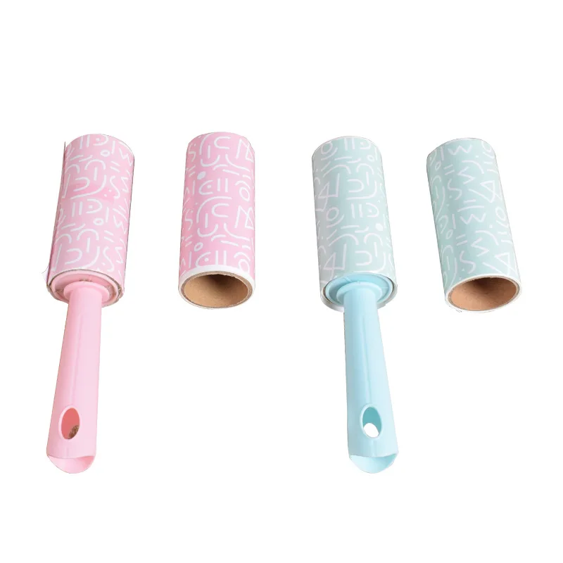 

Wholesale Pet Supplies Spiral Refills With Colorful Handle Reusable Lint Remover Roller For Clothes Pet Hair