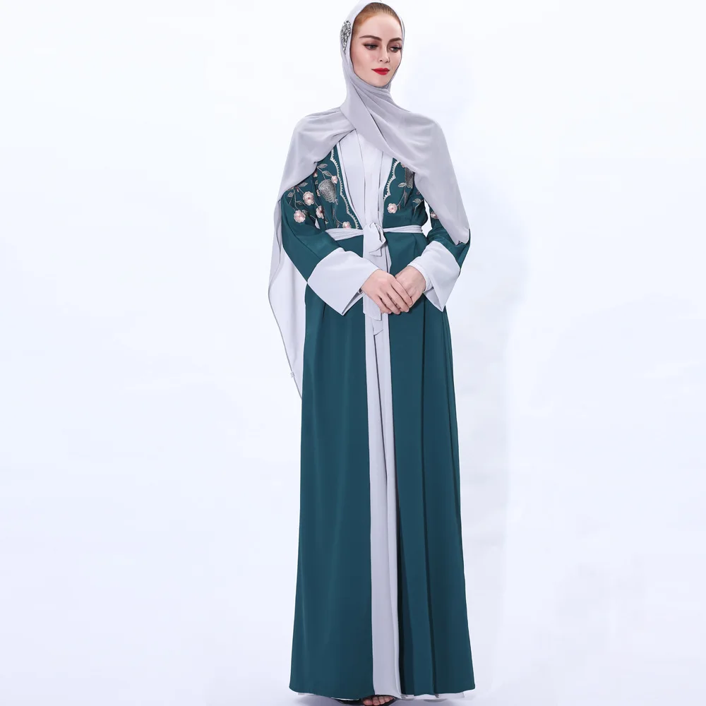 

2022 Amazon Hot Sell Black Borka Wedding Ladies Eid Abya Muslim Women Prayer Dress Long Dress for islam clothing