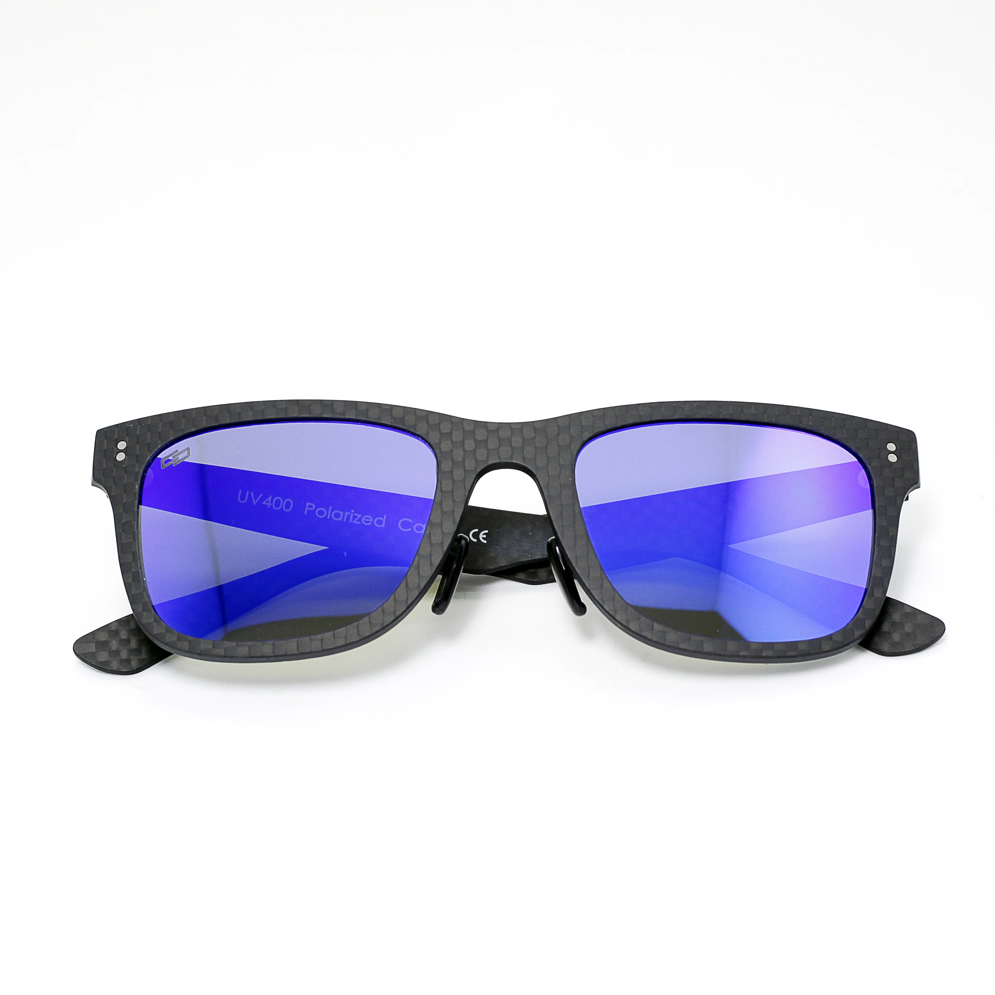 

Premium UV400 Square Carbon Fiber Trendy designer Polarized Sunglasses men, Color customized