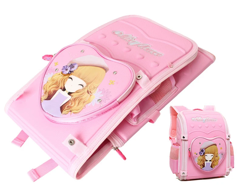 

Hot Sale Pink Brands Stylish Cute EVA Students Girls School Bag New Design Folding Packable Backpack Bagpack, Pink/purple/blue
