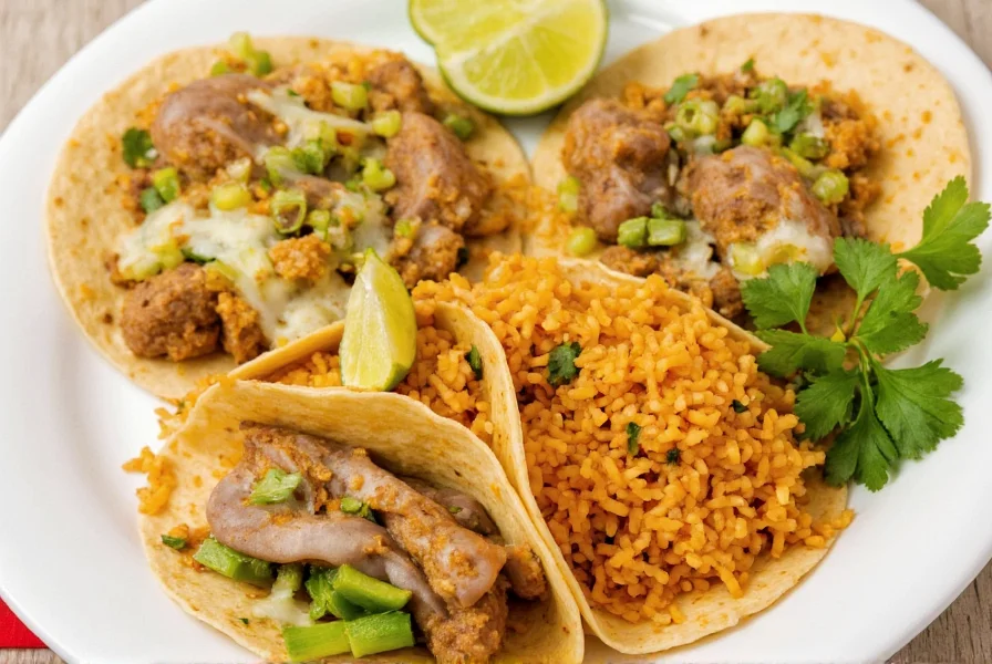 Mexican dishes on a table
