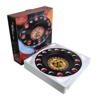 

Bar gambling set 16 cup glass drinking game lucky shot casino roulette