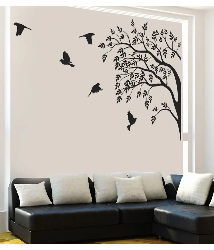 Custom Wall Stickers Wall Decals,Big Tree Pvc Wall Stickers - Buy ...