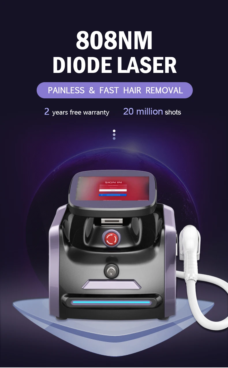 Professional laser full body hair removal system Alexandrite laser depilation machines 808nm diode laser hair reduce machines