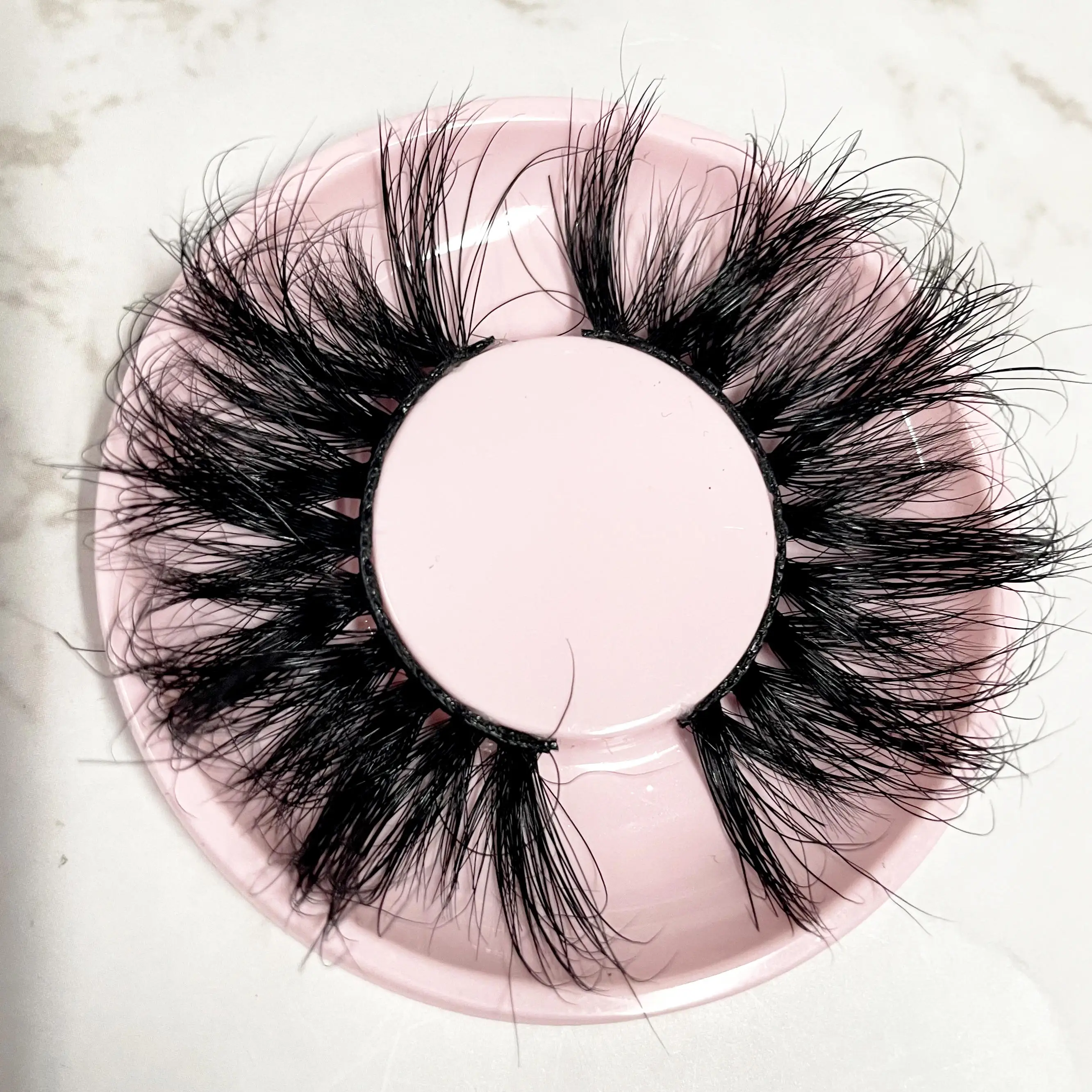 

Free shipping wholesale wispy fluffy 30mm 6d mink eyelashes private label full strip lashes case packaging vendor