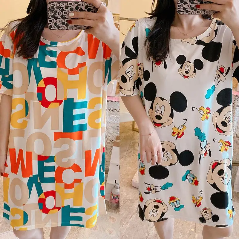 

Designer Pyjamas Women Customize Summer Fashion Cartoon Sleepwear Women Baju Tidur Sleepwear