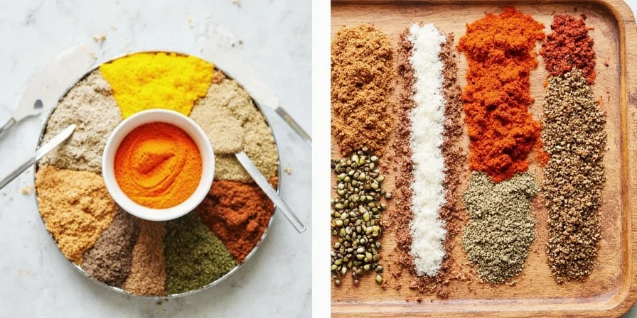 Compact travel spice set