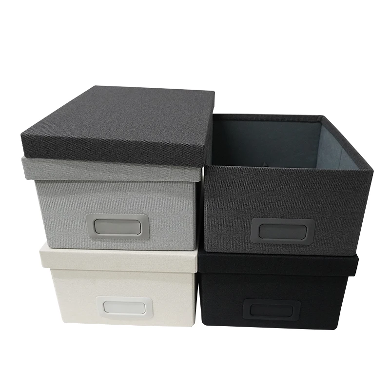 

High Quality Collapsible Cube Bins Non Woven Fabric Toys Sundries Storage Boxes